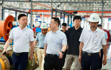 國家開發(fā)銀行四川分行領導一行來訪遠東電纜（宜賓）調研